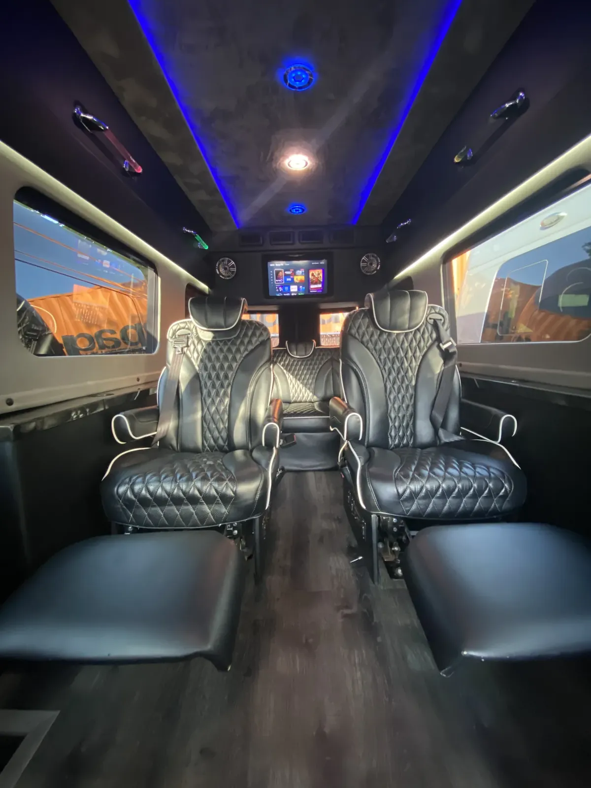 Jet Sprinter passenger seating and interior trim, Sprinter services in NYC — interior view 3