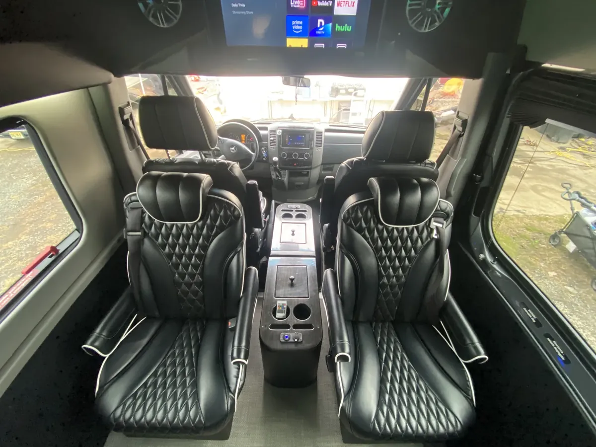 Jet Sprinter passenger seating and interior trim, Jet Sprinter NYC — interior view 3