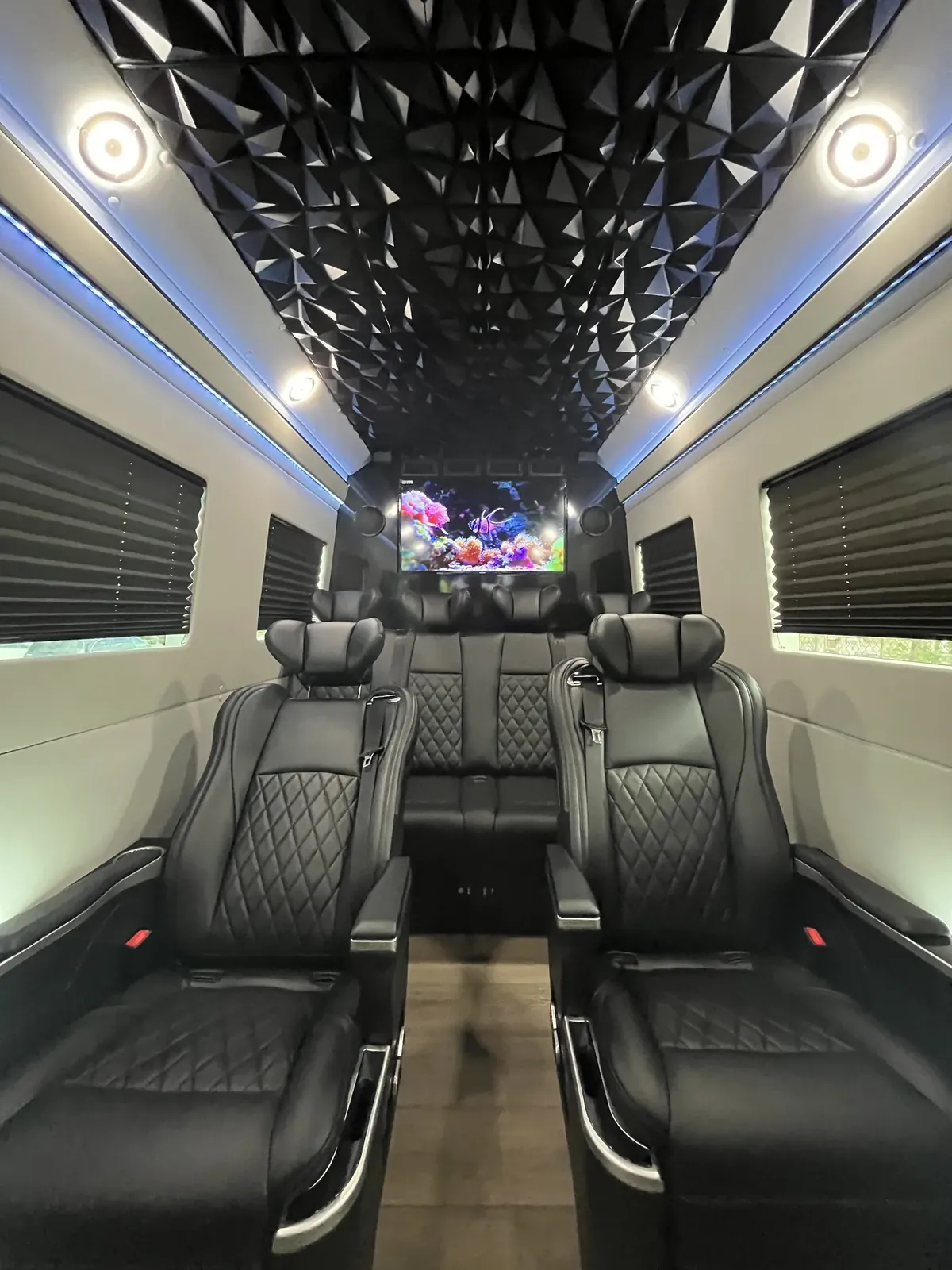Jet Sprinter passenger seating and interior trim, Private Transfer NYC — interior view 3