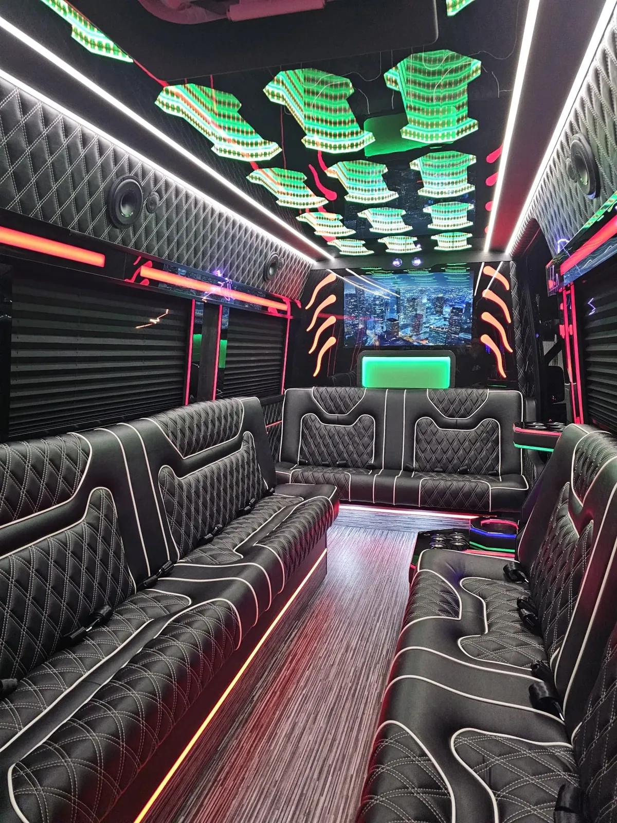 Mercedes Sprinter Limo interior photo 4 of 15, ExecutiveSprinterNYC.com