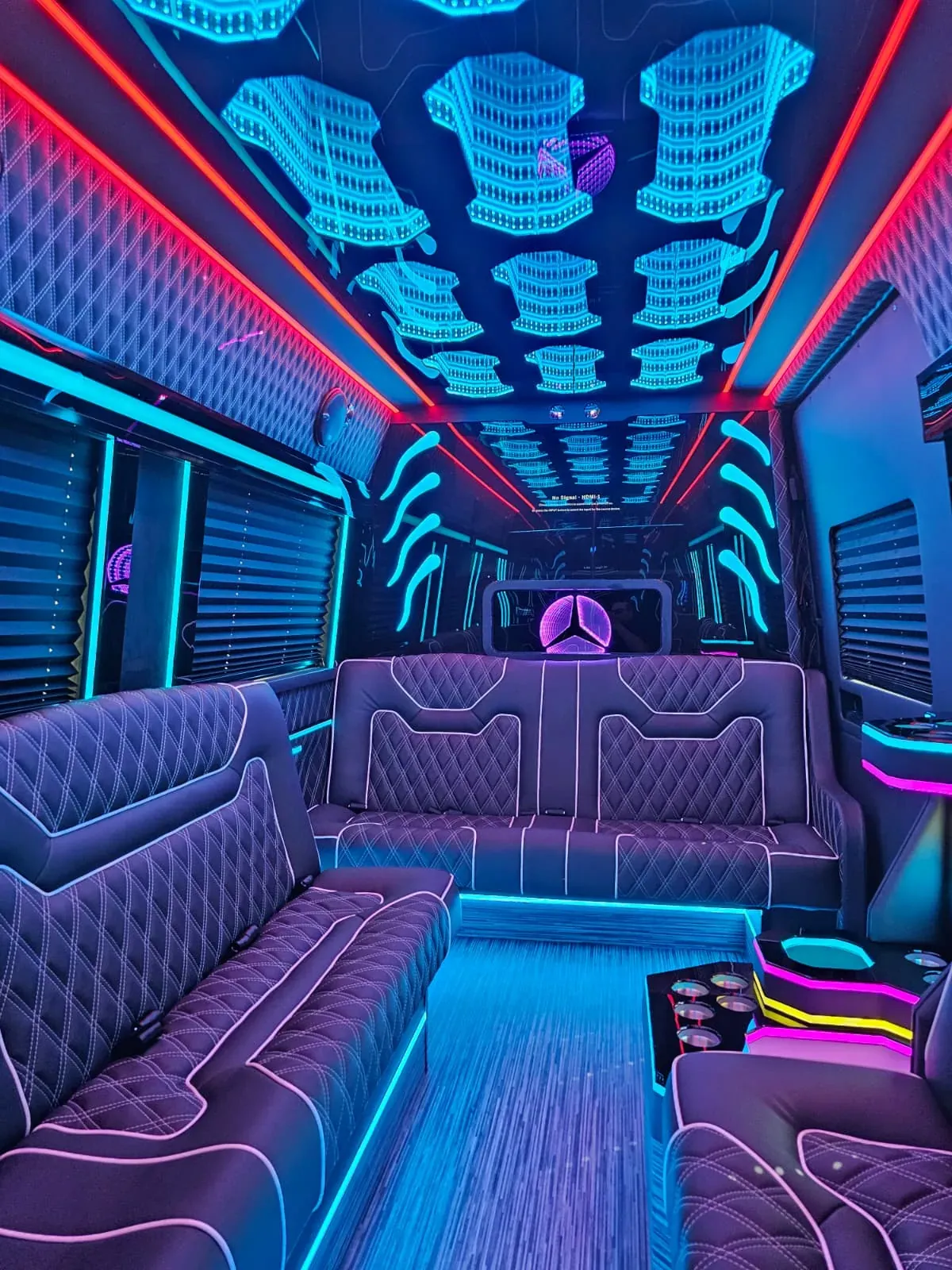 Mercedes Sprinter Limo interior photo 7 of 15, ExecutiveSprinterNYC.com