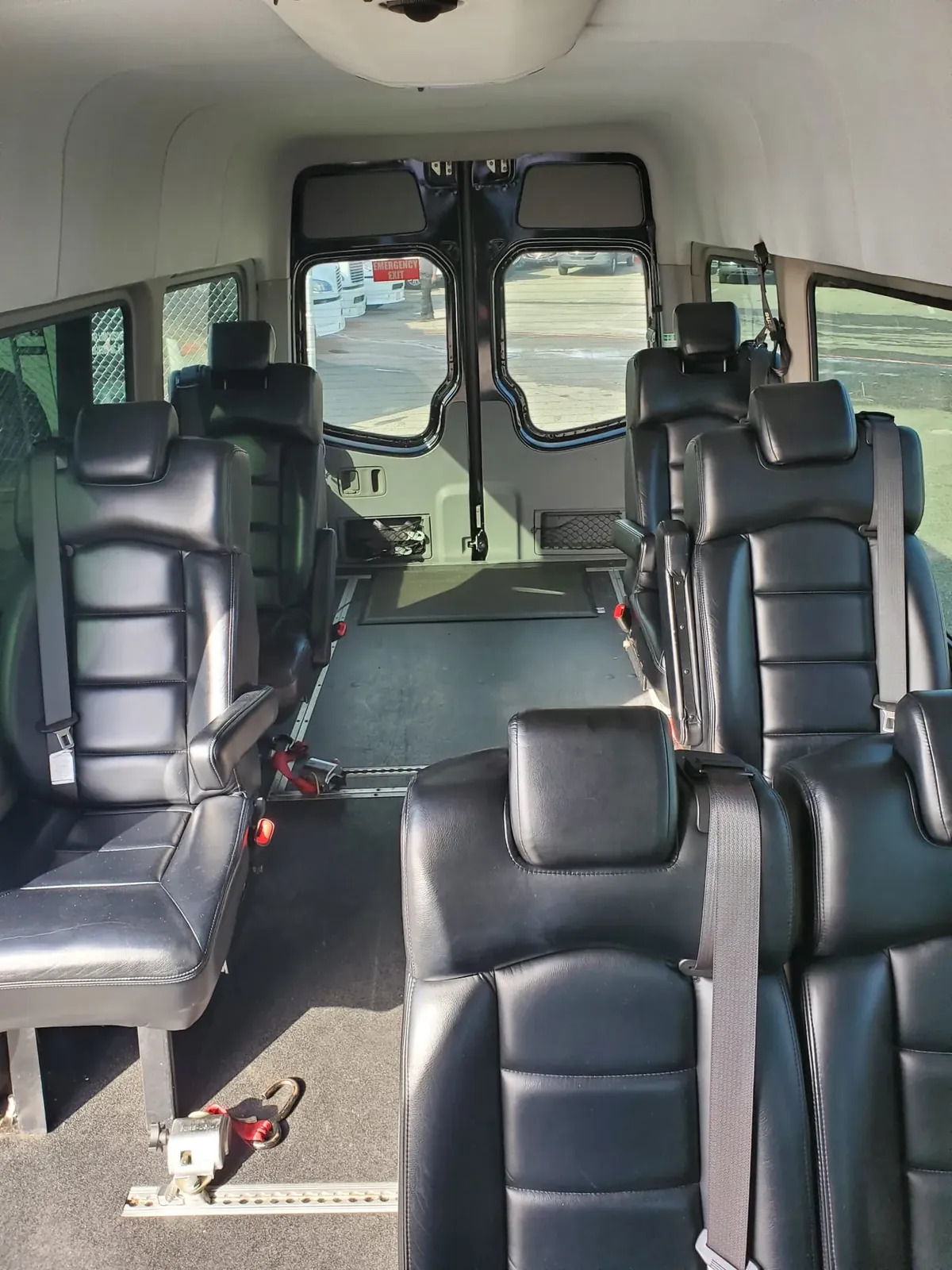 Wheelchair-accessible Sprinter interior photo 8 of 10, ExecutiveSprinterNYC.com